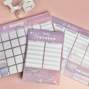 Enchanted Wands & Wishes -Magical illustrated Planner Bundle