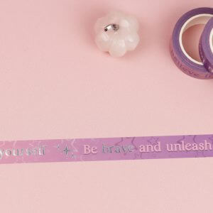 Enchanted Wands & Wishes- Silver Foiled Washi tape