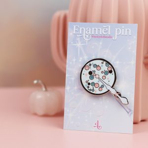 Enchanted Wands & Wishes Magical glitter, Glass Wand enamel pin